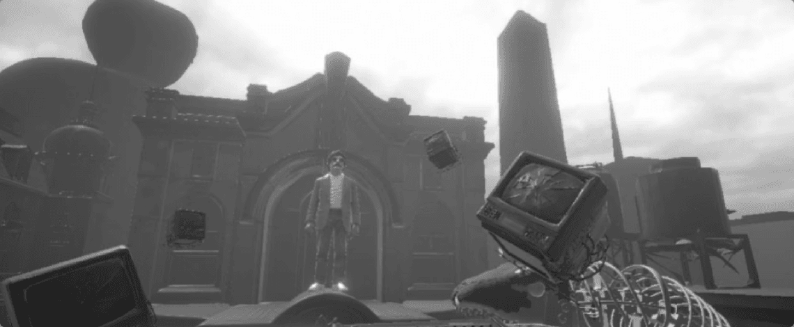 Escena de una experiencia de realidad virtual de Inmersio Studio